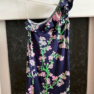 Lilly Pulitzer Pink and Green Floral Dress